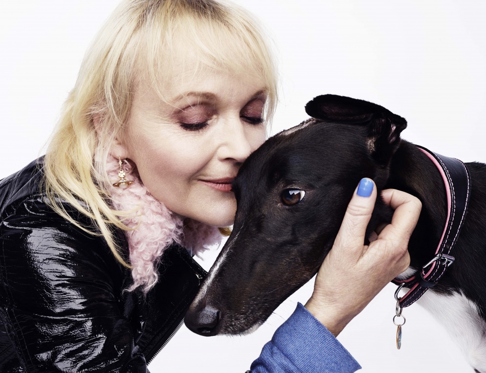 Miranda Richardson, stage and screen actor, pictured with Blue Cross dog Paddy: “My pets are my constant companions. They are wonderful souls who fill rooms. They are people to love and give you a chance to nurture. I think they have given me skills and I hope I’ve given them some.” Photo by Rankin.