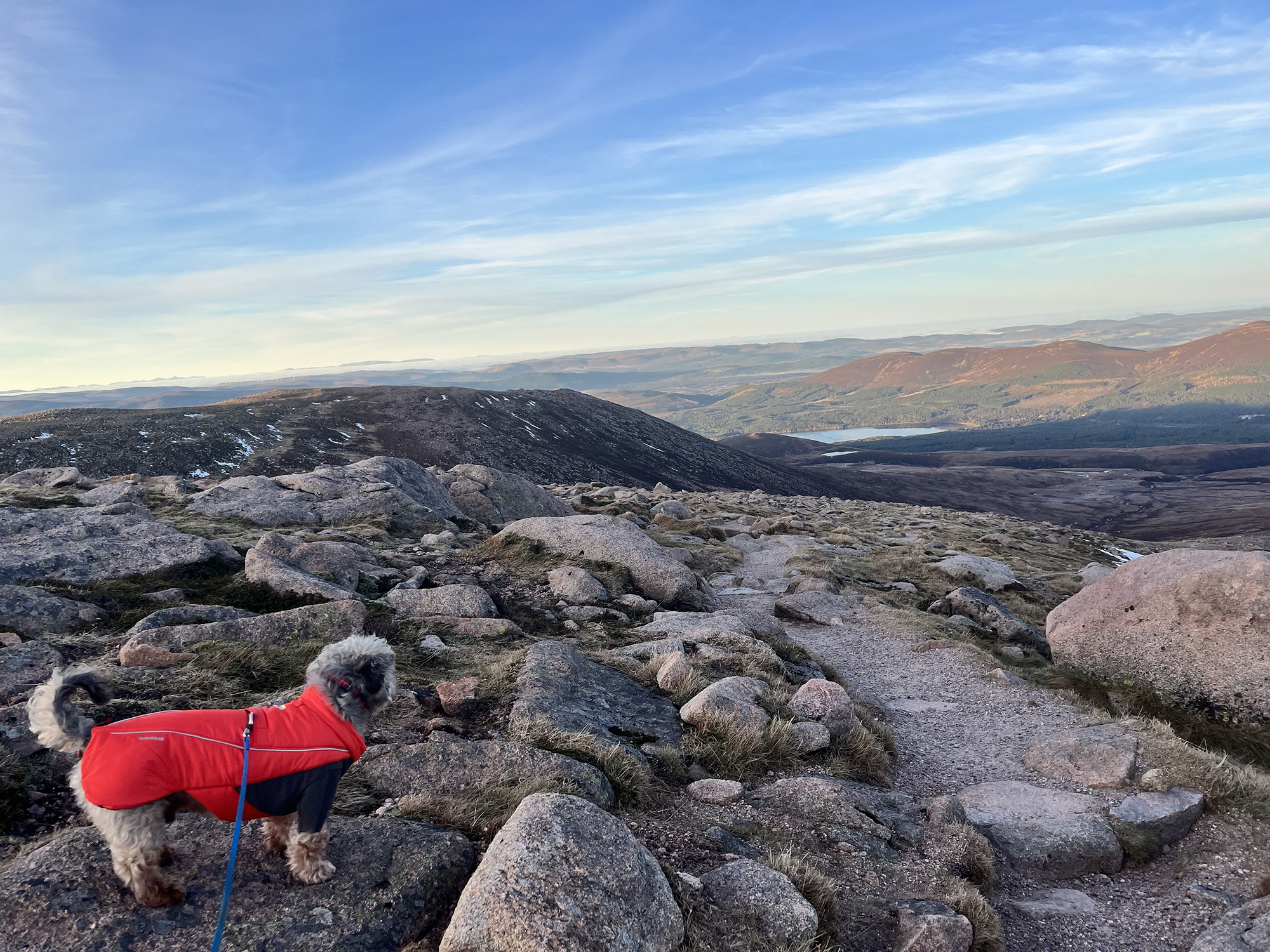 Jeremy on a mountain hike during his Christmas break to Scotland