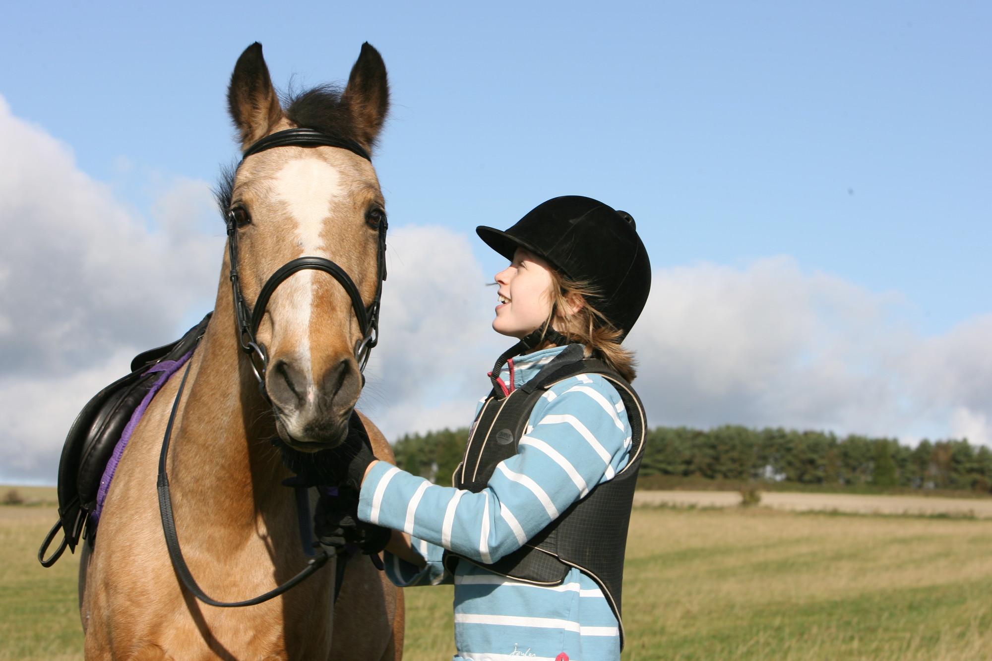 Sonny and his borrower Lily Oliver at home