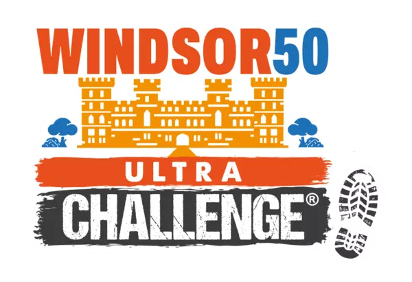 A logo for the Windsor 50 Ultra Challenge.
