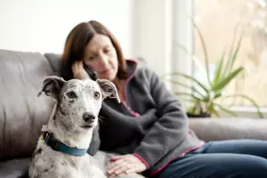 PBSS volunteer Roz Kadir and her dogs