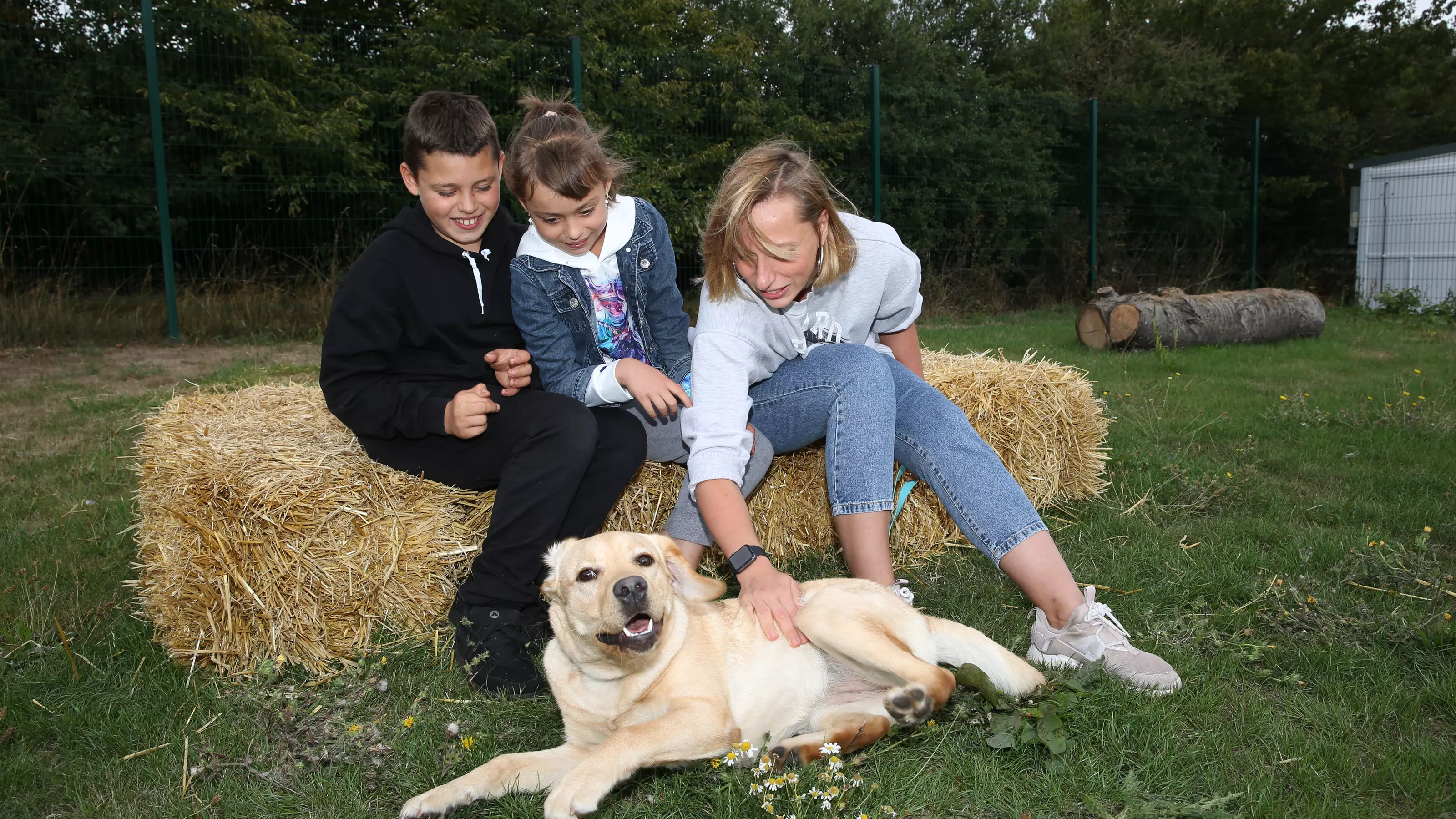 Betty reunited with her family