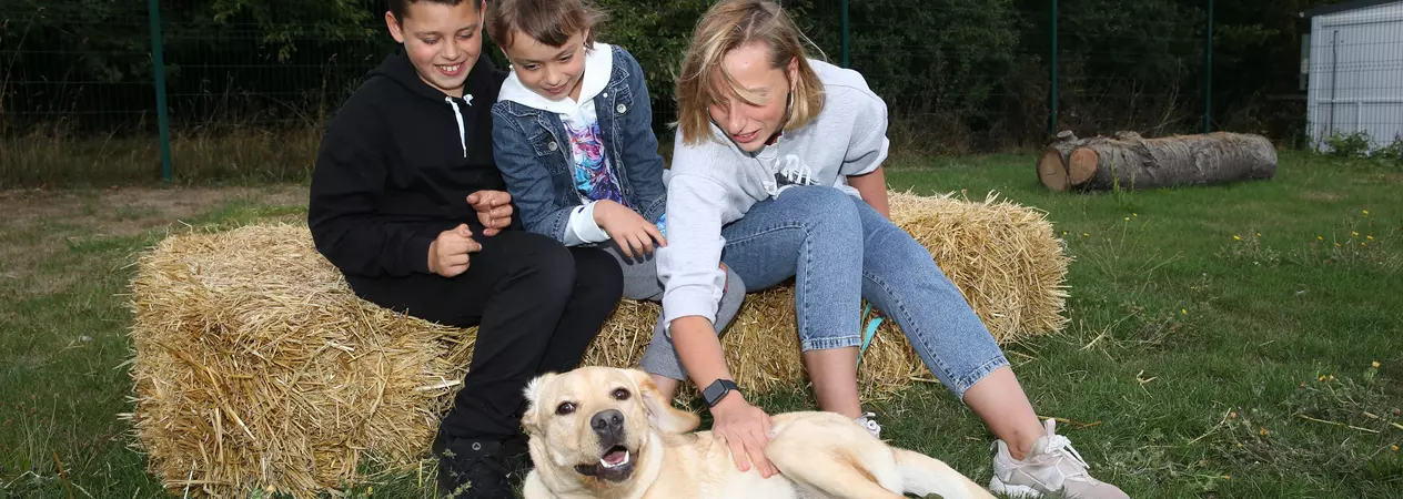 Betty reunited with her family